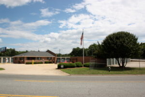 Exterior of American Flag Storage in Greensboro, NC.