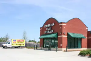 Exterior of American Flag Storage Reilly Road.